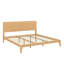 Lit plateforme en bois de bambou-1281247242