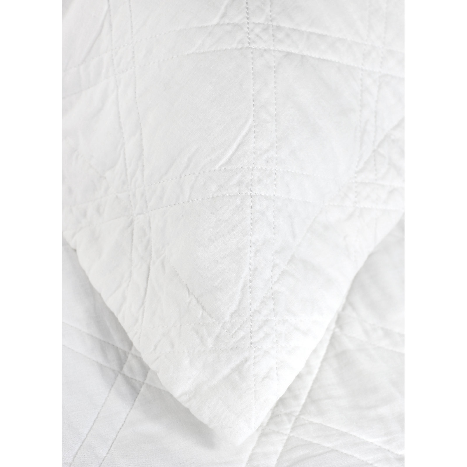 Barwyn Cotton Quilt Set, Full/Queen, White