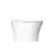 Modern Bathroom Toilet With Adjustable Temp Seat & Foot Infrared Sensor Smart Flush Efficient Flushing Ability