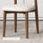 White Solid back side Chair(Set of 2)