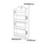 Wall Mounted House Bookcase