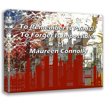 Trinx Gallery Wrapped Canvas By Maureen Connolly: "To Remember Is Painful, To Forget Is Impos