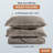 Modern & Contemporary Embossed Microfiber Queen Bedspread Set-124238317