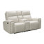 Causeuse inclinable en cuir fleur Arthella