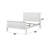 Louis Philippe White Finish E. King Bed