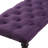 Fabric Tufted Turned Leg  Dining Bench-918200237