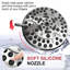 High Pressure Shower Heads 4.7 Inch 10 Settings Rain High Flow Showerhead-1905108664