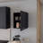 So- Hi Wall Cabinet in melamine with one door,black-1354817851