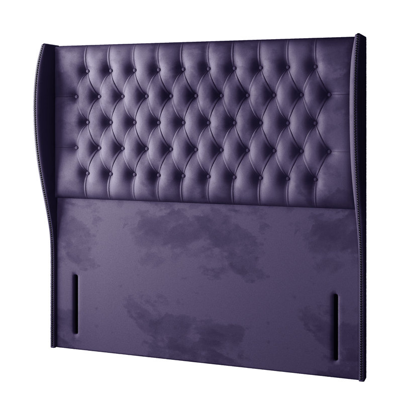 Mandalay Upholstered Headboard, Double (4'6), Mallard Green