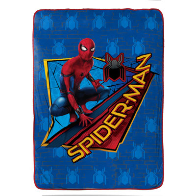 Couverture à chenille murale spiderman Marvel