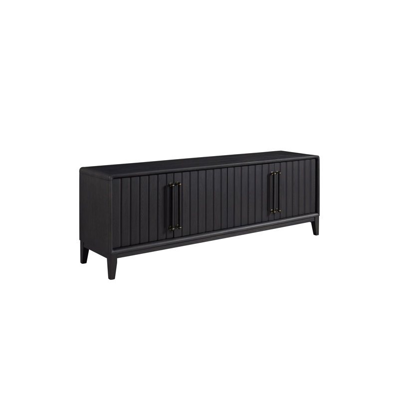 Console de 79 po avec bloc d'alimentation et portes de rangement Rothe