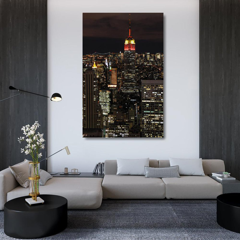 New York City Empire State Building, H 48 po x l 31 po