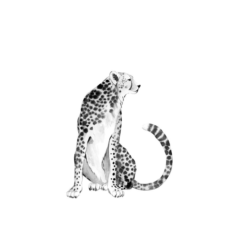 Chrome Cheetah I 1 Piece Wrapped Canvas Wall Art, 101.6 cm H x 66.04 cm W x 1.91 cm D