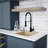 Quartz Top Mount Sinks 15.75'' L Single Bowl Kitchen Sink-100847440