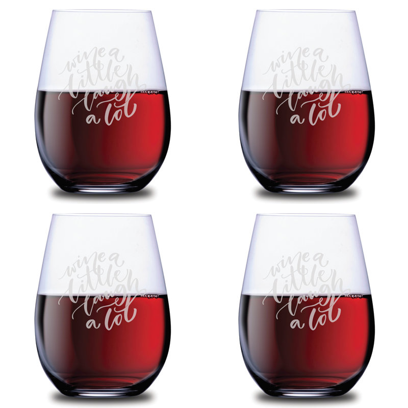 Millie 21 oz. Handmade Wine Glass Set