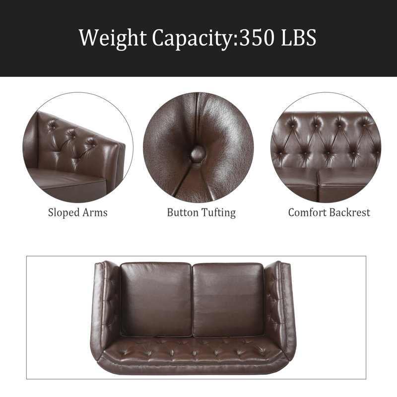 LOVESEAT, Marron foncé