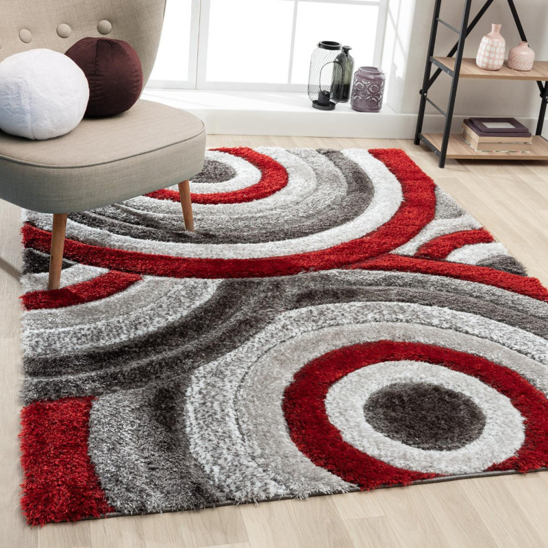 Koo Abstract Indoor Rug, Rectangle 8' x 10'
