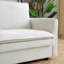 140" U Shaped Couch, Modular Sectional Sofa, 6-Seater Comfy Cloud Couch With Movable Ottoman, Deep Seat And Adjustable Sofa Back . Couches For Living Room, Chenille,  White