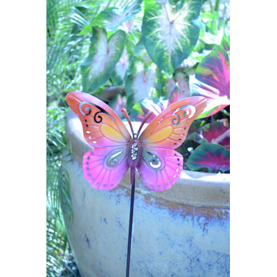 Garden Stakes Insects Metal Garden Statue