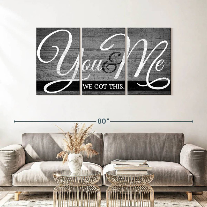 «You And Me We Got This III», reproduction sur toile, H 62 po x l 30 po x P 1,25 po