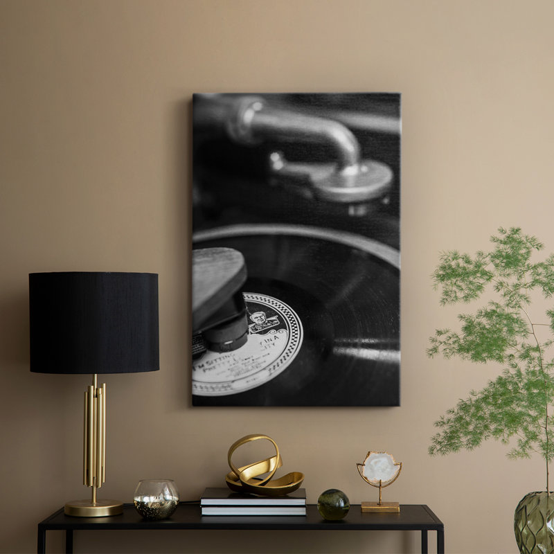 Phonographe - Cavas enveloppés de galerie, H 48 po x l 32 po