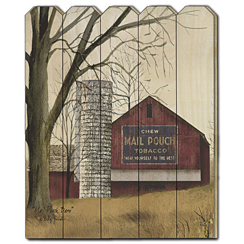 « mail sachet grange », impression sur bois