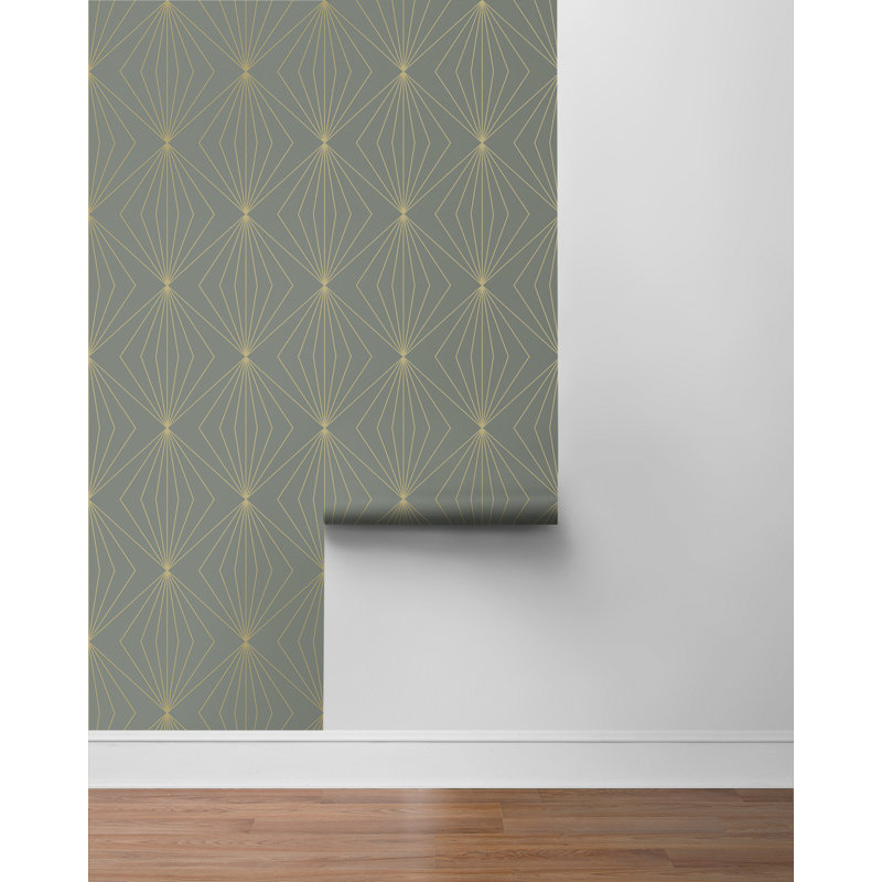 Rouleau géométrique Veale, Gris