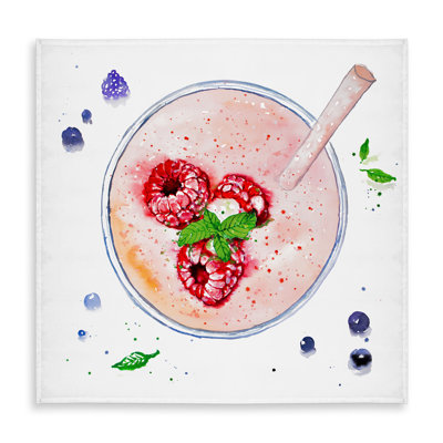 Strawberry & Raspberry Smoothie Tablecloth | Indoor/Outdoor