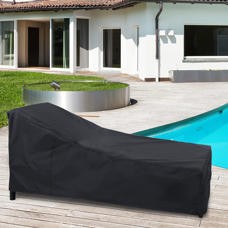 Housse pour chaise longue de patio, H 30 po x l 27 po x P 80 po
