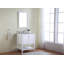  Ensemble de meuble-lavabo de 30 po / Finition de la base: Blanc avec plateau Carrera