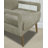 Mid-Century Armchair , Accent Chair with Chenille Armrest & Soft Cushion-1590430611