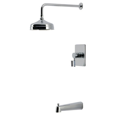 Robinet de baignoire et douche à pression équilibrée à poignée simple Kingston Brass Verona