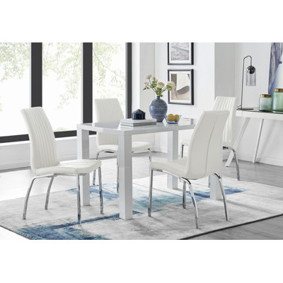 Chowchilla Dining Set with 4 Chairs