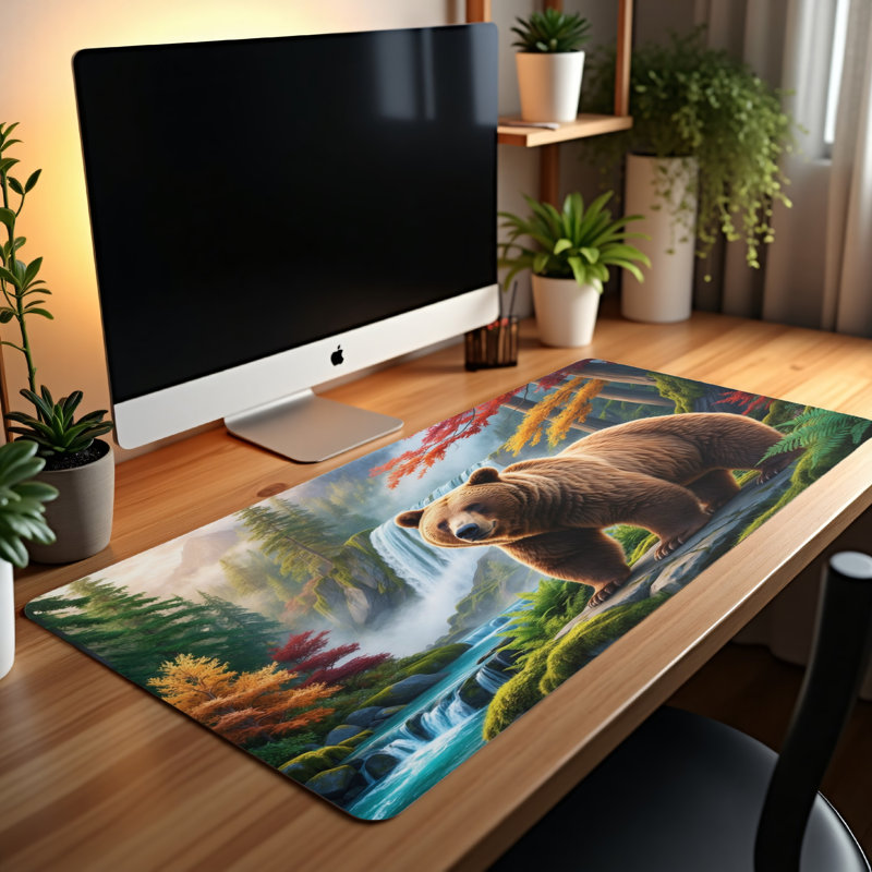 Polyester Desk Pad, 14.4x12.1