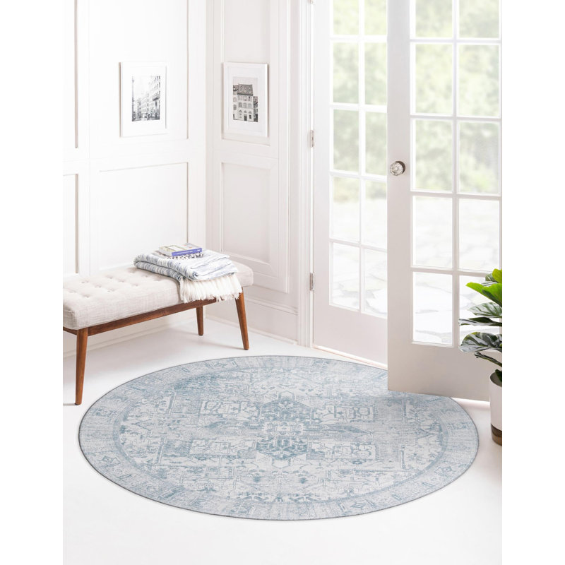 Oppie Oriental Indoor Rug, Round 7'6"