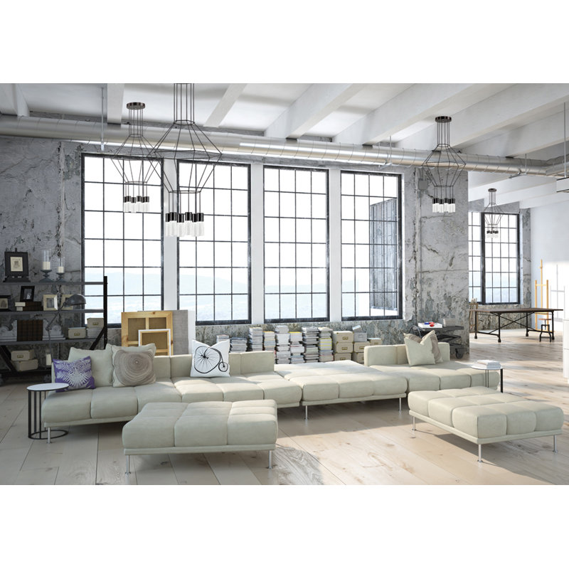 Graves 6 - Light LED Cluster Pendant
