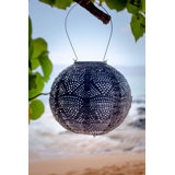 8'' Solar Powered Integrated LED Outdoor Lantern