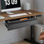 Tiroir sous le bureau, plateau de rangement coulissant de 23,9 po pour clavier et fournitures de bureau-44159288