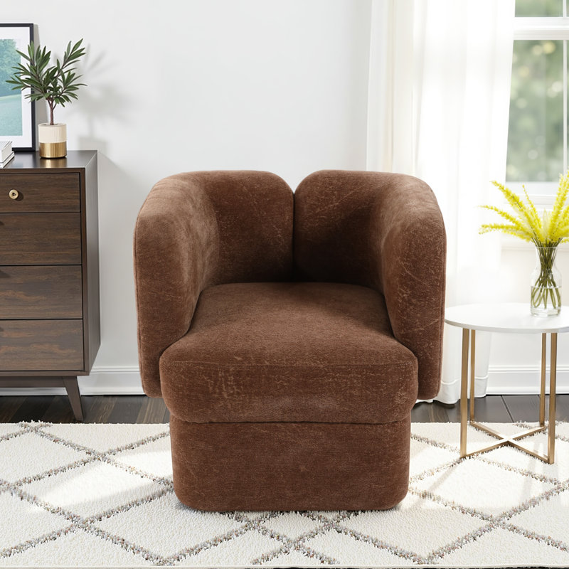Modern Accent Chair – Fully Assembled Designer Chair for Living Room, Bedroom, or Office