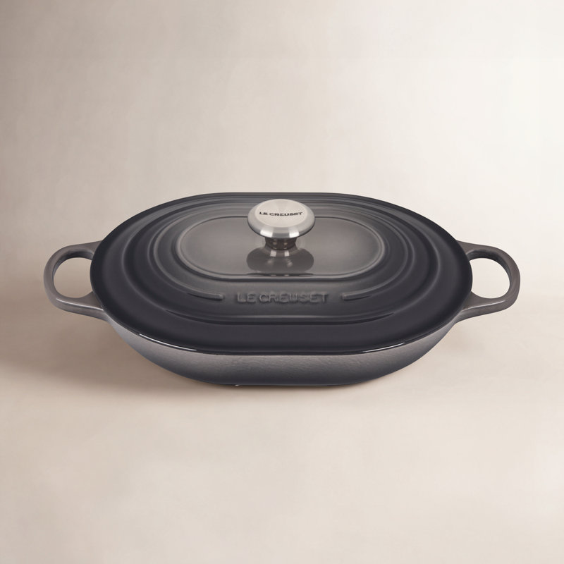 Le Creuset 3.75qt Oval Casserole with Lid, Oyster