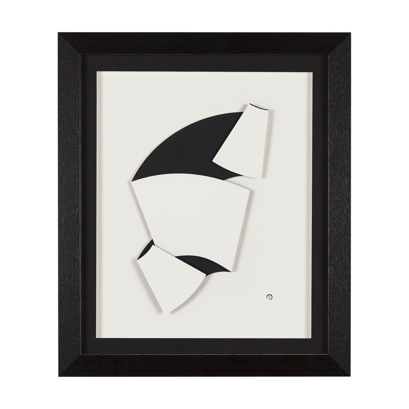 The Fold Paper II, une œuvre d'art originale sous verre faite à la main, The Fold Paper II