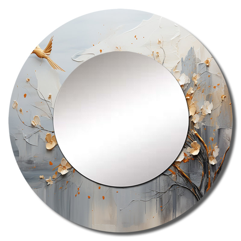 Miroir mural Seob, 23 po x 23 po