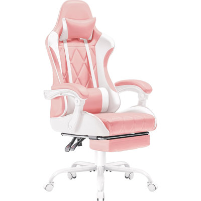 Gaming Chair, Computer Chair With Footrest by Hokku Designs