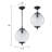 Ennu 1 - Light Glass Globe Pendant-744244375