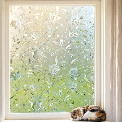 Film d'intimité pour fenêtre, tulipes arc-en-ciel