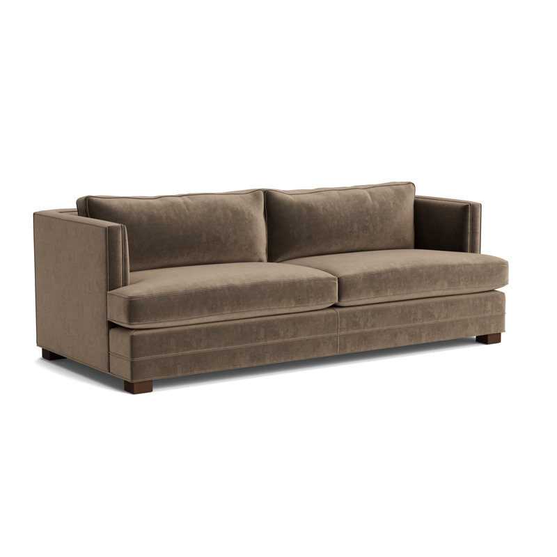 Keaton No Nail 94 Sofa, Performance Velvet - Otter, Sienna
