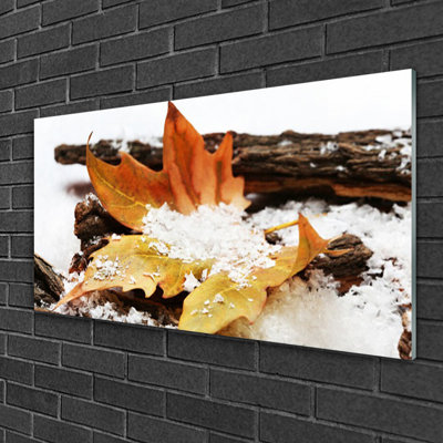 Leaf - No Frame Print on Glass