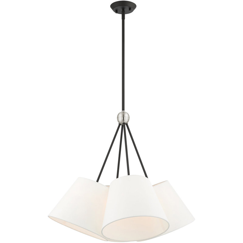 Cassandre 4 - Light Cluster Pendant, Off-White, Black
