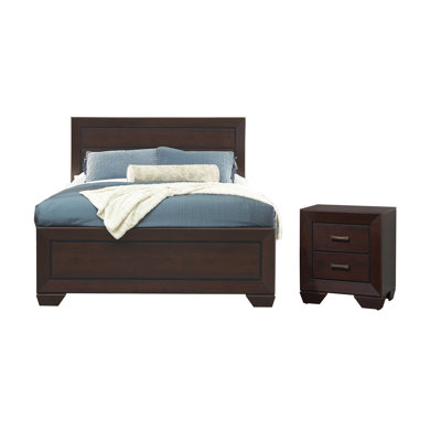 Ensemble de chambre avec table de chevet 2 pièces Reber