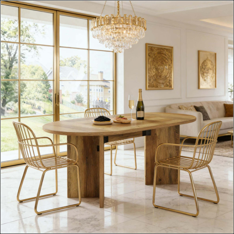 Table de salle à manger, table de cuisine, table de bureau ovale, table de réunion